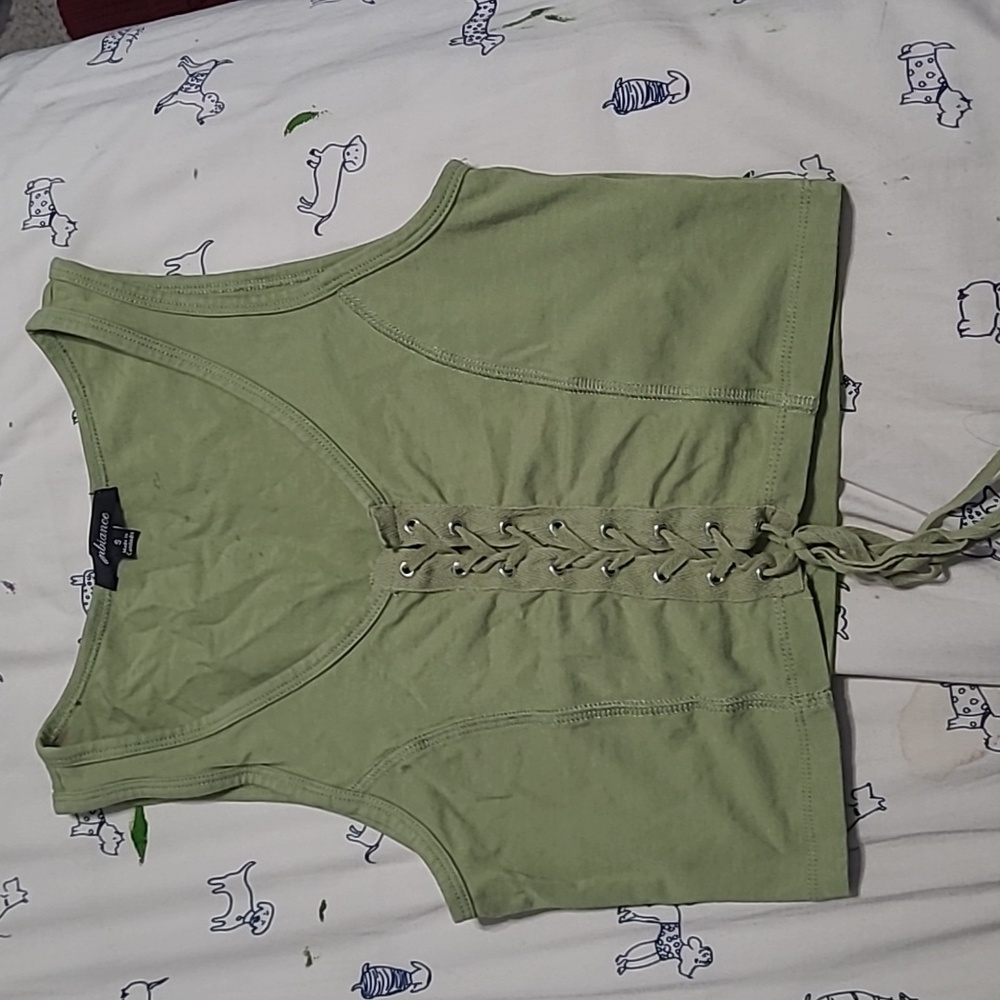 Lace up Bustier Top